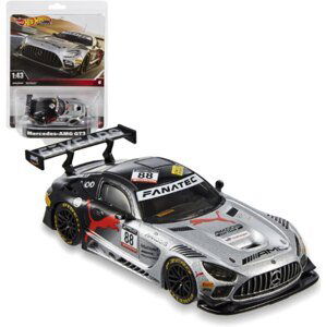 Mattel hot wheels prémiové auto 1:43 mercedes-amg gt3, hmd44