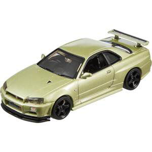 Mattel hot wheels prémiové auto 1:43 nissan skyline gt-r(bnr34), hmd47