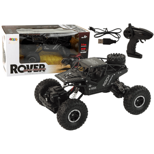mamido Terénní autíčko na dálkové ovládání RC rover 1:16 černé