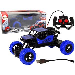 mamido Auto na dálkové ovládání R/C Climbing King 1:18 modré