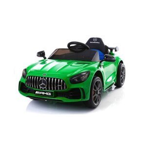 mamido Dětské elektrické autíčko Mercedes GTR 2x45W Zelená
