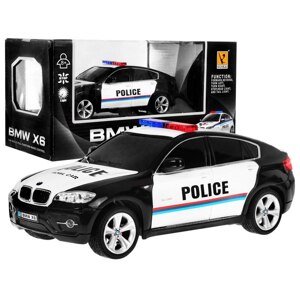 Mamido Mamido Policejní autíčko na dálkové ovládání R/C BMW X6 1:24