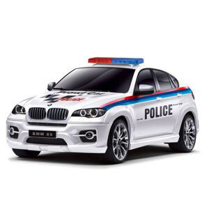 Mamido Mamido Policejní autíčko na dálkové ovládání R/C BMW X6 1:24 Barva: Bílá