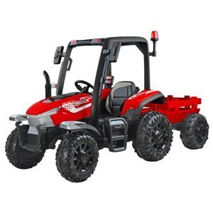 Mamido Mamido Dětský elektrický traktor s přívěsem 24V Blast 4x4 2x200W červený