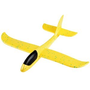 mamido Polystyrénové házecí letadlo 47 cm žluté