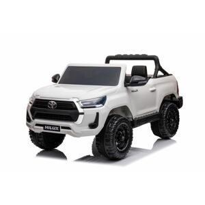 mamido Elektrické autíčko Toyota Hilux 4x4 bílé