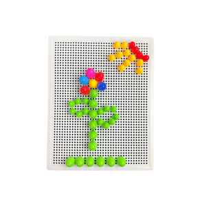 mamido Velké kreativní puzzle barevné špendlíky 192 kusů