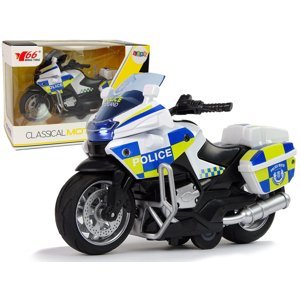 mamido Policejní motorka s třecím pohonem 1:14