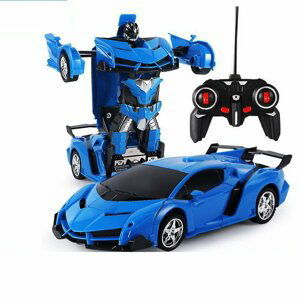 mamido Auto Robot Transformers 2v1 na dálkové ovládání RC modrý