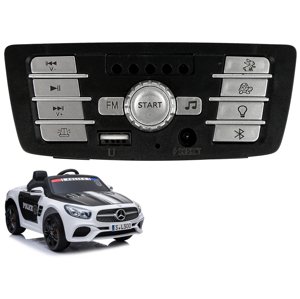 mamido Hudební panel do elektrického vozítka policie Mercedes SL500