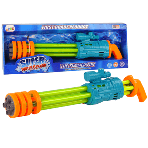mamido Dětská vodní pistole 56 cm modrá oranžová