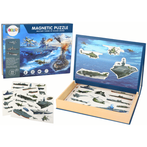 mamido Vzdělávací magnetické puzzle vojenských lodí