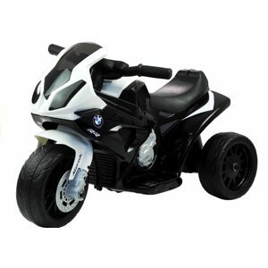 mamido Dětská elektrická motorka BMW S1000RR tříkolka černá