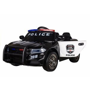 mamido Elektrické autíčko Policie černé