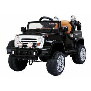 mamido Dětské elektrické autíčko Jeep Country černé