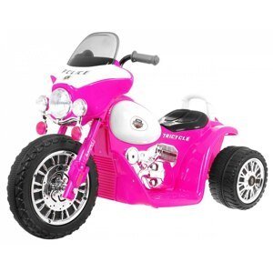 mamido Dětská elektrická motorka JT568 růžová