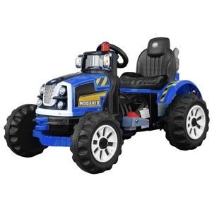 mamido Dětský elektrický traktor Kingdom modrý