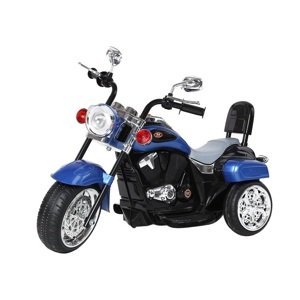 mamido Dětská elektrická motorka Chopper modrá