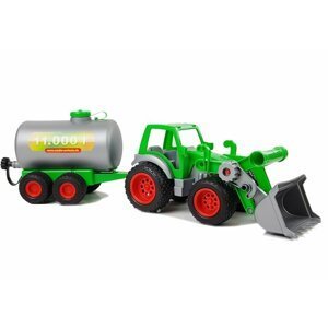 mamido Farmářský traktor s cisternou 8794 zelený