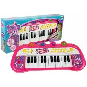 mamido Interaktivní klavír pro holky růžový