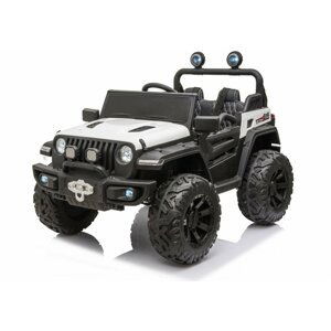 mamido Dětské elektrické auto Jeep Off Road 4x4 bílé