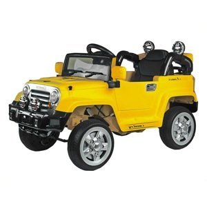 mamido Dětské elektrické autíčko Jeep Country Cross žluté