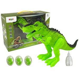 mamido Interaktivní dinosaurus s efekty zelený