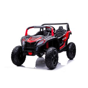 mamido Elektrické autíčko Buggy UTV Strong 24V nafukovací kola červené