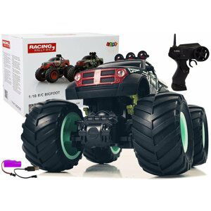 mamido Terénní auto Bigfoot na dálkové ovládání R/C 1:18 černé