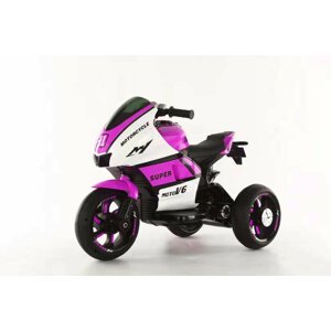 mamido Dětská elektrická motorka MotoV6 růžová