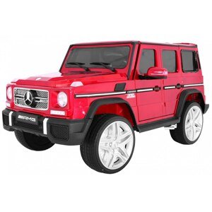 mamido Dětské elektrické autíčko Mercedes G65 červené lakované