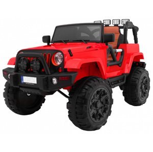 mamido Elektrické autíčko Jeep All Terrain červené