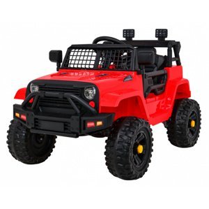 mamido Elektrické autíčko Jeep Dark Night červené