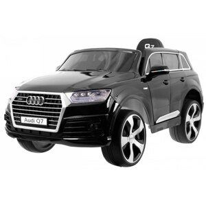 mamido Elektrické autíčko Audi Q7 lakované černé JJ2188