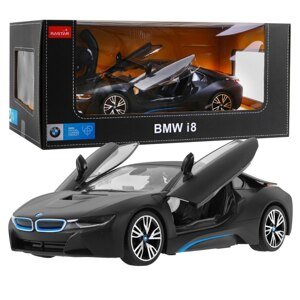 mamido Auto na dálkové ovládání R/C BMW i8 Rastar 1:14 černé