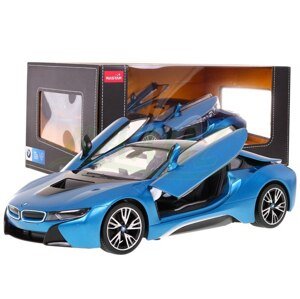 mamido Auto na dálkové ovládání R/C BMW i8 Rastar 1:14 modrá