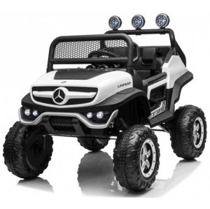 Mamido Mamido Dětské elektrické autíčko Buggy Mercedes-Benz Unimog 4x4 bílé