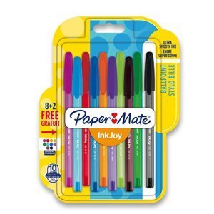 Kuličkové pero PaperMate InkJoy 100 sada 10 barev