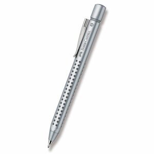 Kuličkové pero Faber-Castell Grip 2011 stříbrná
