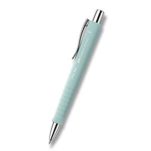 Kuličkové pero Faber-Castell Poly Ball Silver pastelová modrá