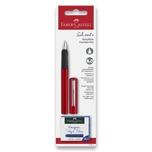 Bombičkové pero Faber-Castell červené