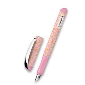 Bombičkové pero Schneider Glam 2024 flowers/růžová
