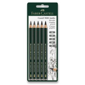 Grafitová tužka Faber-Castell Castell 9000 Jumbo 5 tvrdostí