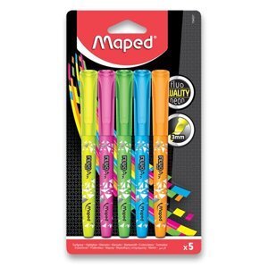 Zvýrazňovač Maped Fluo Peps Pen sada 5 barev