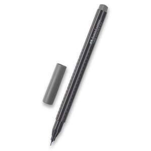 Fineliner Faber-Castell Grip 1516 - tmavá teplá šedivá IV