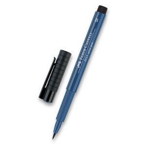 Popisovač Faber-Castell Pitt Artist Pen Brush - modré odstíny 247