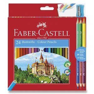 Pastelky Faber-Castell 24 barev + 6 barev