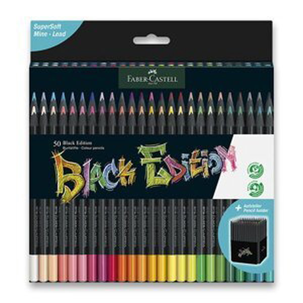 Pastelky Faber-Castell Black Edition 50 barev