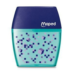 Ořezávátko Maped Shaker Pixel Party - s odpadní nádobkou 2 otvory