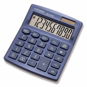 Stolní kalkulátor Citizen SDC-810NR modrý